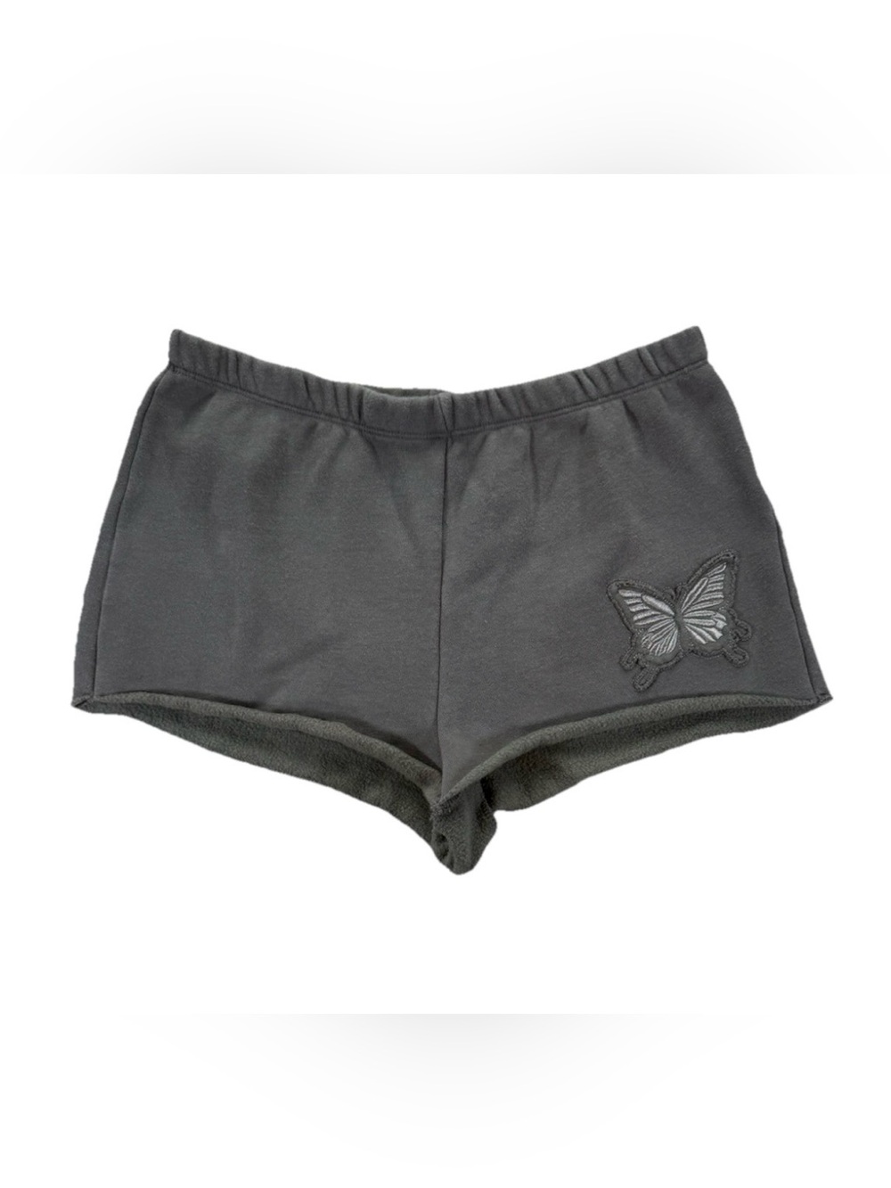 Pacsun Butterfly Sweat Shorts Women's Small Gray Preppy Athleisure Cropped
